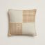 Avalon Cabriole pillow, biscuit