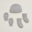 Cabriole baby gift set, gris perle