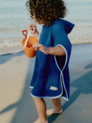 Animaux Nattes poncho, View: Worn, worn, view 3 of 3