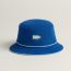 Animaux Nattes bucket hat, bleu smalt