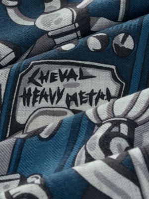 Cheval Heavy Metal scarf 100, View: Detail, detail, view 3 of 3