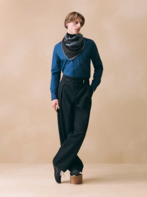 Horse Splas'H scarf 100, View: Worn, worn, view 2 of 4