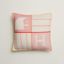Animaux Blocks pillow, rose quartz
