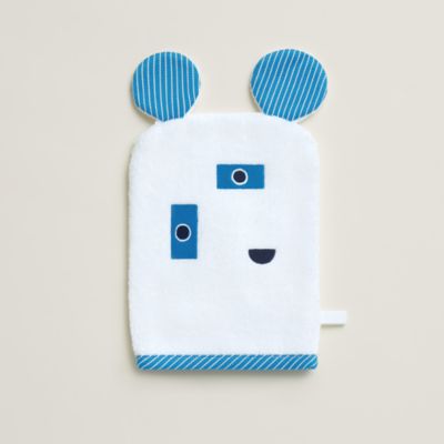 Animaux Blocks washcloth