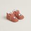 Animaux Blocks booties, terracotta