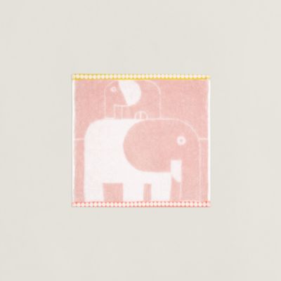 Animaux Blocks washcloth