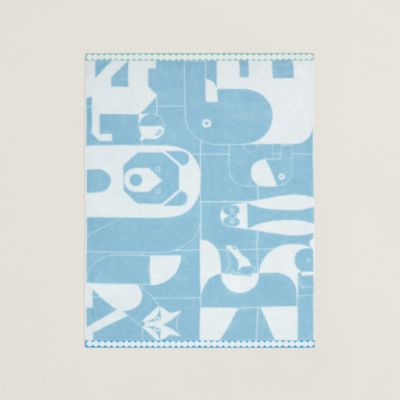 Animaux Blocks bath towel