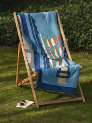 Bouteilles a la Mer beach towel, View: front, front, view 4 of 4