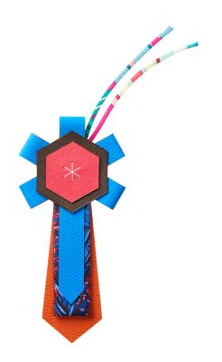 六边形玫瑰花结, 视图: 正面图, front, 当前为第4张（共4张）