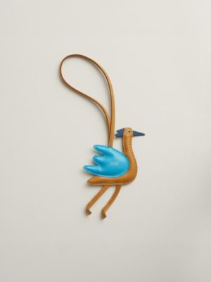 Crane charm, View: Back, back, view 3 of 6