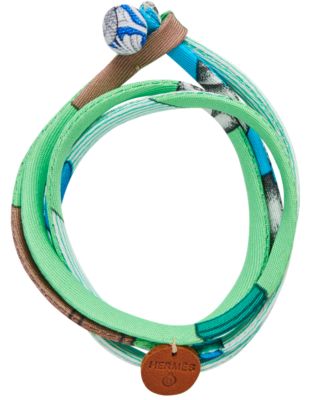 Double tour silk bracelet, View: front, front, view 3 of 5