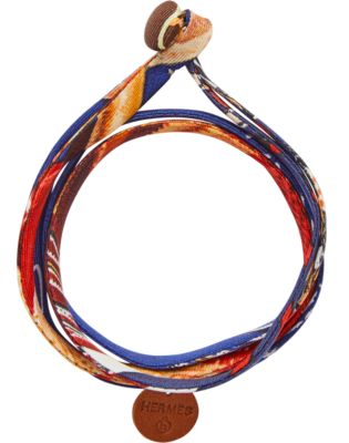 Double tour silk bracelet, View: front, front, view 5 of 5