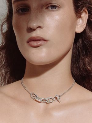Chaine d'ancre Alea II necklace, small model, View: Worn, worn, view 2 of 3