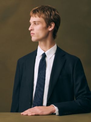 “唯美版军刀进行曲”刺绣领带, 视图: 图片：产品佩戴, worn, 当前为第2张（共3张）