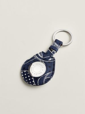 Apple AirTag Hermès key ring Bandana Eperon d'Or, View: Detail, detail, view 2 of 4