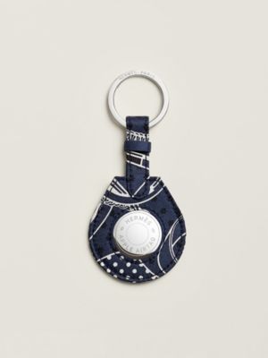 Apple AirTag Hermès key ring Bandana Eperon d'Or, View: front, front, view 3 of 4