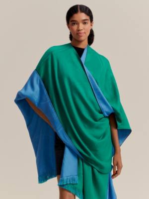 New Libris reversible cape, View: Worn, worn, view 2 of 5