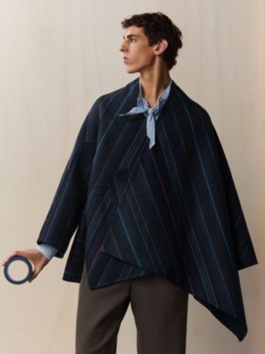 Single-sleeved reversible cape, View: Worn, worn, view 6 of 6