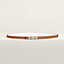1925 belt buckle & Reversible leather strap 13 mm, view 1 of 2