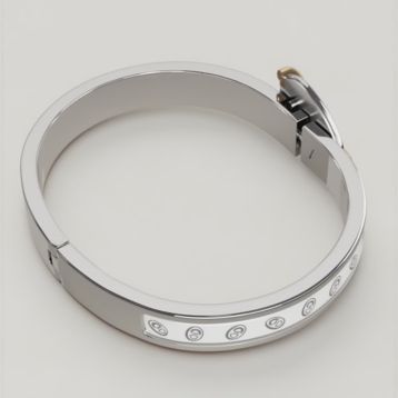 Mini Clic Chaine d'Ancre Maillon bracelet - White | Hermès