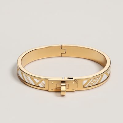 “Mini Clic Kelly格子花呢与链条”手镯