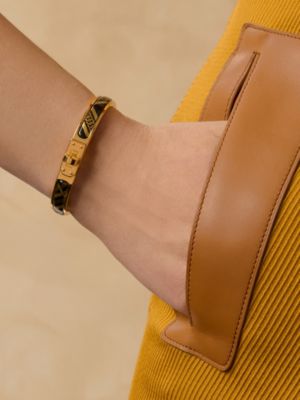 Mini Clic Kelly Tartan & Chaines bracelet, View: Worn, worn, view 3 of 4