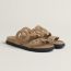 Extra sandal, beige argile