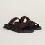 Chypre sandal, marron ébène