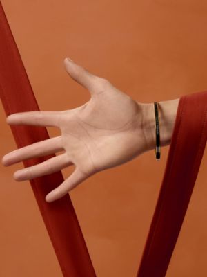 Uni珐琅手镯, 视图: 图片：产品佩戴, worn, 当前为第2张（共2张）