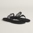 Island sandal, noir