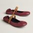 Jolly ballet flat, rouge H/naturel
