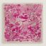 Flamingo Party Tattoo shawl 140, fuchsia/naturel