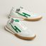 Jet sneaker, blanc/vert jungle