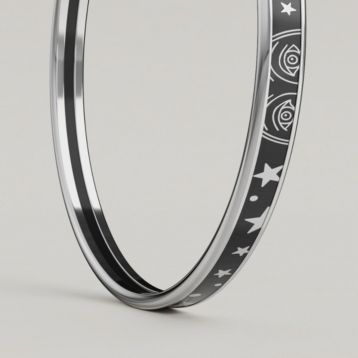 HERMES プチカレ　SEIBU IKEBUKURO　GLORIA SOLI Gloria Soli bangle - Black | Hermès Mainland China