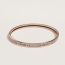 Flora y Plata bangle, sable/rose poudre/anthracite