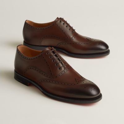 HERMÈS / Brown Brogue Shoes Brown - Men's Shoes | Hermès Mainland