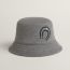Harper Lucky bucket hat, gris chiné/bleu nuit