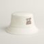 Harper H Electrique bucket hat, blanc lotus