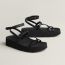 Liberte sandal, noir