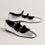 Lilia ballet flat, argent/noir