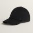 Riley H Droit cap, noir