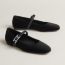 Jane ballet flat, noir