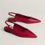 Lovely slingback, rose framboise, no stock
