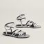 Lullaby sandal, gris argenté