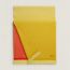 Nattee Sunrise scarf, moutarde/rouge vif/jaune