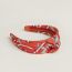 Knot Bloom headband, orange