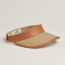 Miranda visor, beige pralin/gold