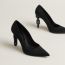 Mirage 100高跟鞋, 黑色