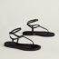 Minos sandal, noir