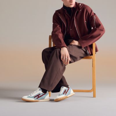Blue - Sneakers - Hermès men's shoes & leather footwear | Hermès